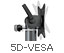 5D-VESA Verstellmöglichkeiten 5D-VESA Verstellmöglichkeiten