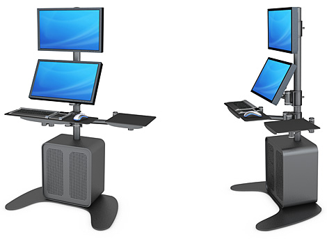 Dual-Screen Arbeitsstation