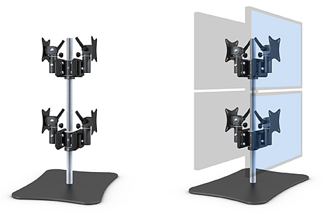 Dual-Screen zweiseitig