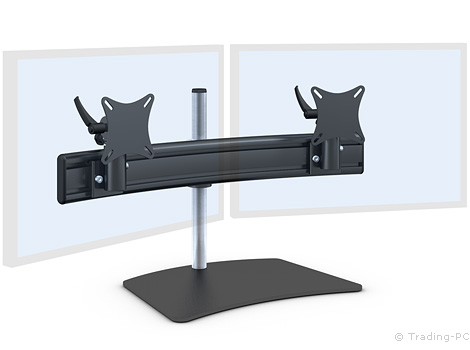 Monitorhalterung 2er TFT Standfuss